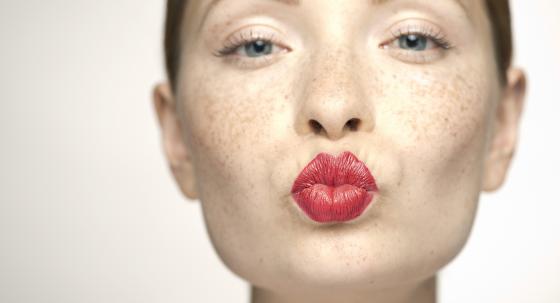 Perfekt geschminkte Lippen